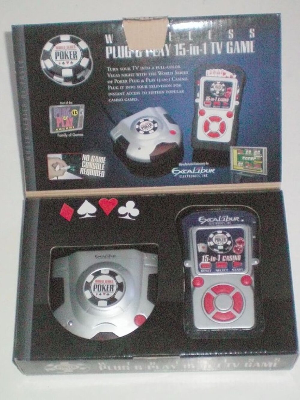 World Series of Poker Wireless Plug and Play 15 in 1 TV Game